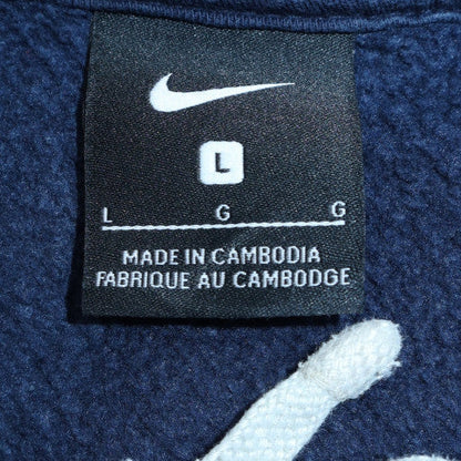 Mens UK Size L Nike Blue Pullover Hoodie