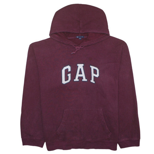 Mens UK Size L GAP Red Pullover Hoodie