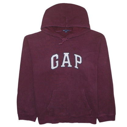 Mens UK Size L GAP Red Pullover Hoodie