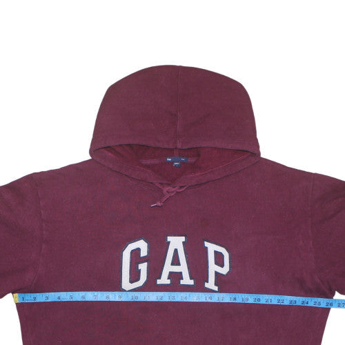 Mens UK Size L GAP Red Pullover Hoodie