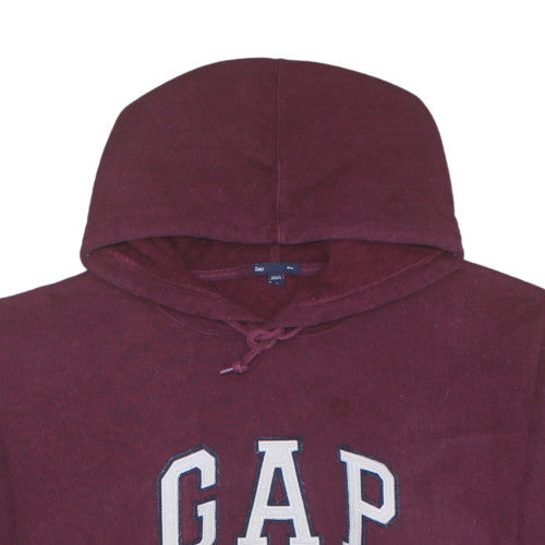 Mens UK Size L GAP Red Pullover Hoodie