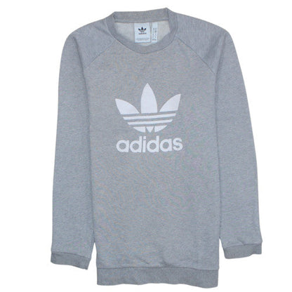 Mens UK Size M Adidas Grey Pullover Sweatshirt