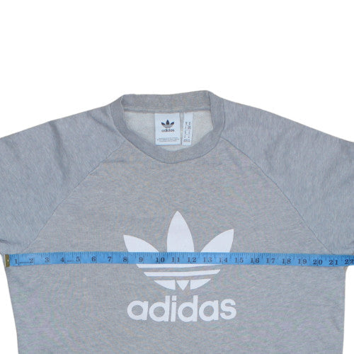 Mens UK Size M Adidas Grey Pullover Sweatshirt