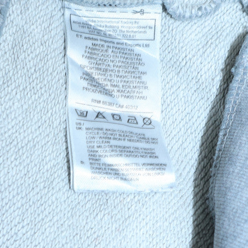 Mens UK Size M Adidas Grey Pullover Sweatshirt
