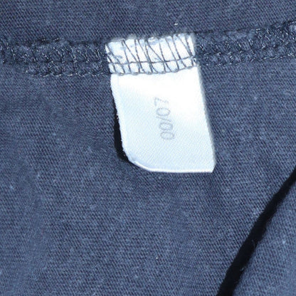 Mens UK Size M Adidas Blue Henley Sweatshirt
