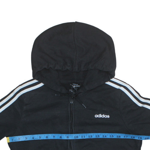 Mens UK Size L Adidas Black Full Zip Hoodie