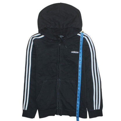 Mens UK Size L Adidas Black Full Zip Hoodie