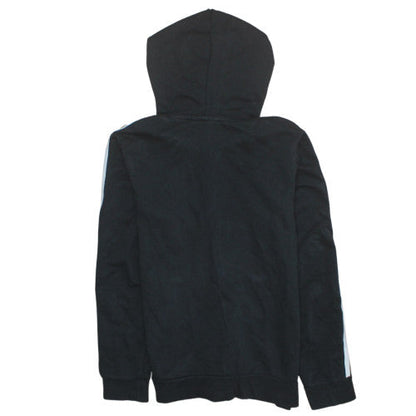 Mens UK Size L Adidas Black Full Zip Hoodie