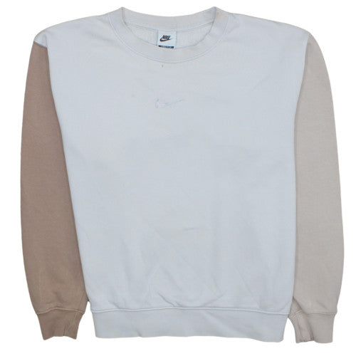 Mens UK Size L Nike Beige Pullover Sweatshirt