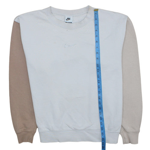 Mens UK Size L Nike Beige Pullover Sweatshirt