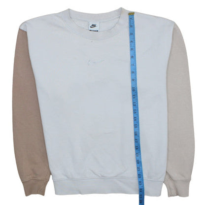 Mens UK Size L Nike Beige Pullover Sweatshirt