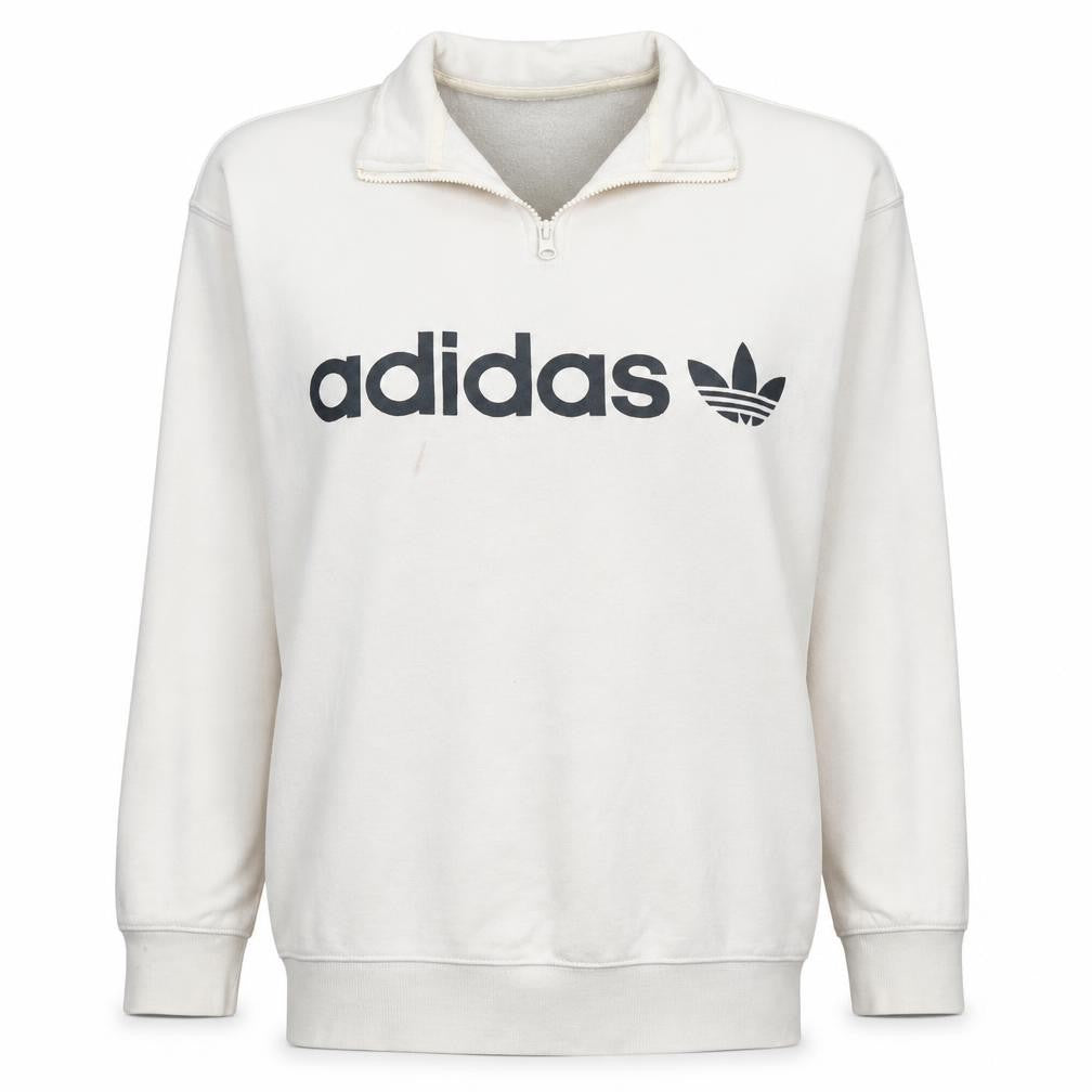 Womens UK Size 12 Adidas Beige Pullover Sweatshirt