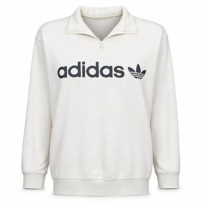 Womens UK Size 12 Adidas Beige Pullover Sweatshirt