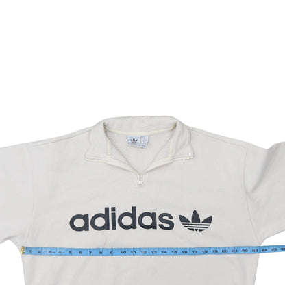 Womens UK Size 12 Adidas Beige Pullover Sweatshirt