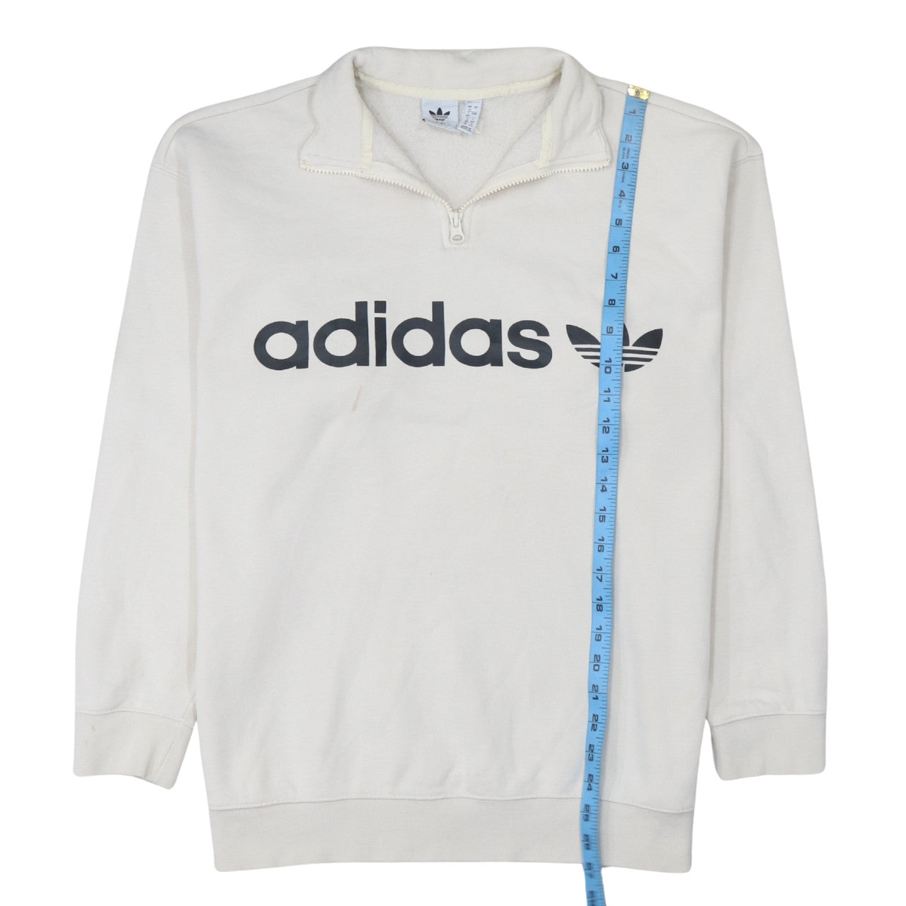 Womens UK Size 12 Adidas Beige Pullover Sweatshirt