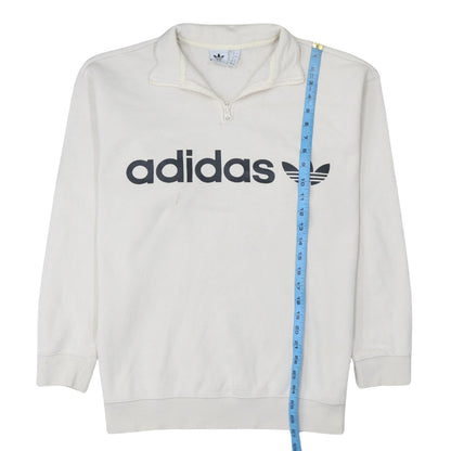 Womens UK Size 12 Adidas Beige Pullover Sweatshirt