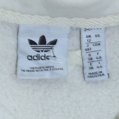 Womens UK Size 12 Adidas Beige Pullover Sweatshirt
