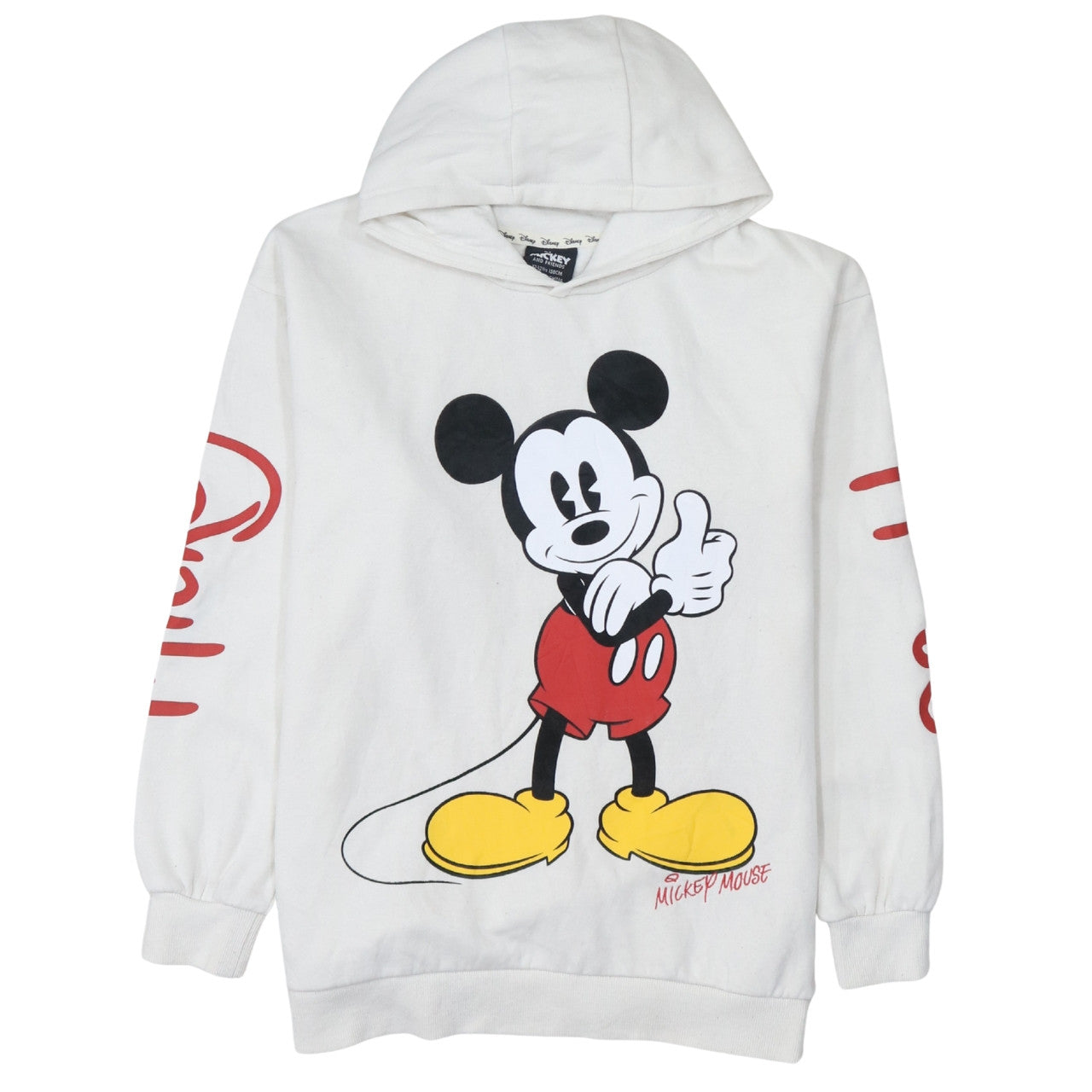 Teens UK Size 158 Disney White Pullover Hoodie