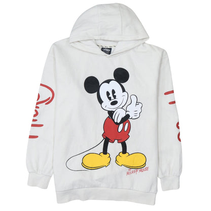 Teens UK Size 158 Disney White Pullover Hoodie