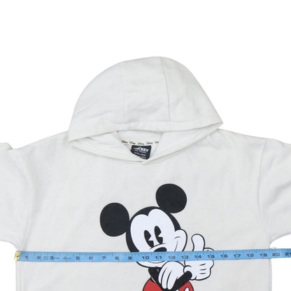Teens UK Size 158 Disney White Pullover Hoodie