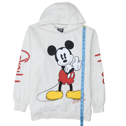 Teens UK Size 158 Disney White Pullover Hoodie