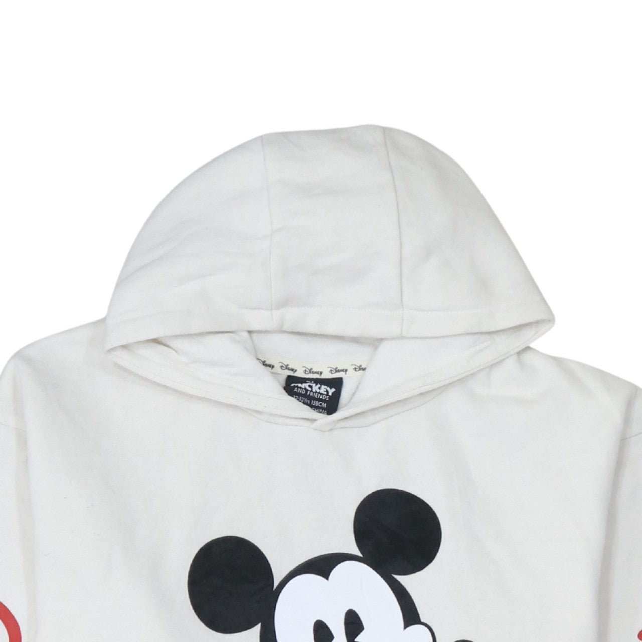 Teens UK Size 158 Disney White Pullover Hoodie