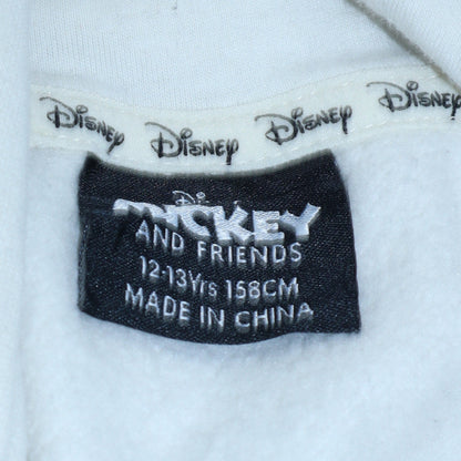 Teens UK Size 158 Disney White Pullover Hoodie