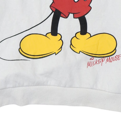 Teens UK Size 158 Disney White Pullover Hoodie