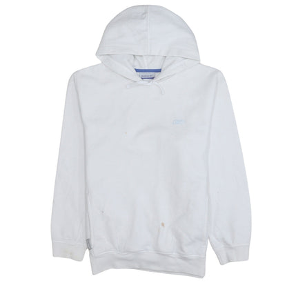 Mens UK Size M Reebok White Pullover Hoodie