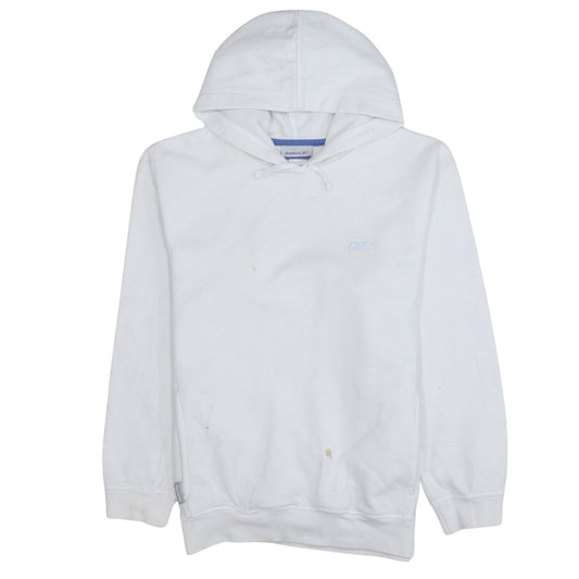 Mens UK Size M Reebok White Pullover Hoodie