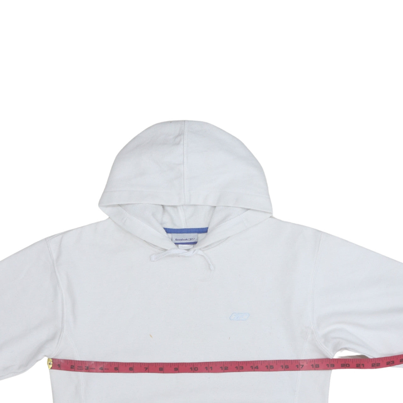 Mens UK Size M Reebok White Pullover Hoodie