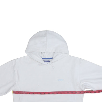 Mens UK Size M Reebok White Pullover Hoodie
