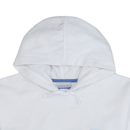 Mens UK Size M Reebok White Pullover Hoodie