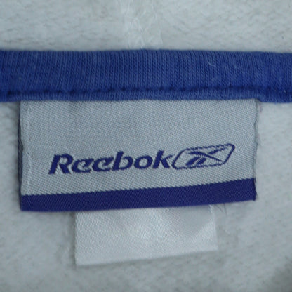 Mens UK Size M Reebok White Pullover Hoodie