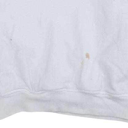 Mens UK Size M Reebok White Pullover Hoodie