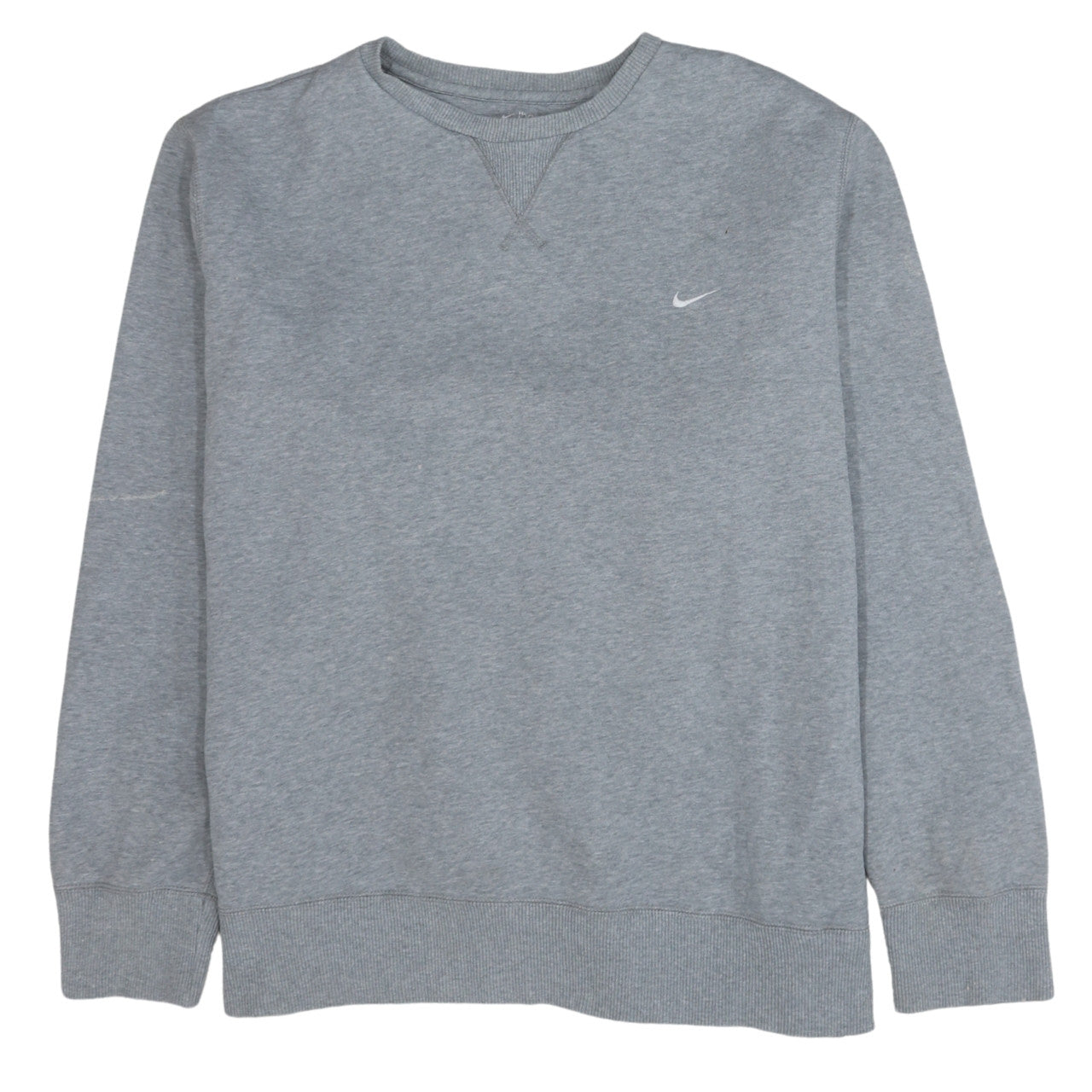 Mens UK Size L Nike Grey Pullover Sweatshirt
