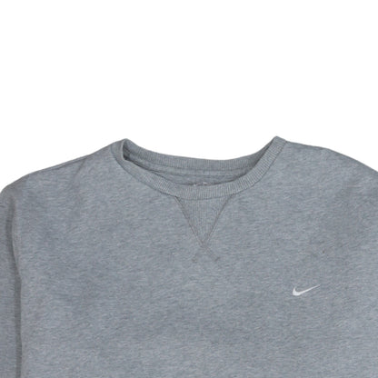 Mens UK Size L Nike Grey Pullover Sweatshirt