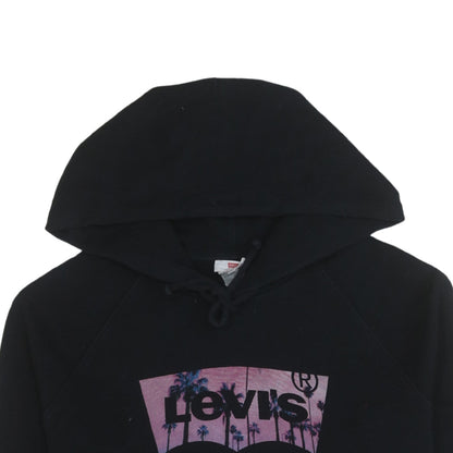 Mens UK Size M Levi's Black Pullover Hoodie