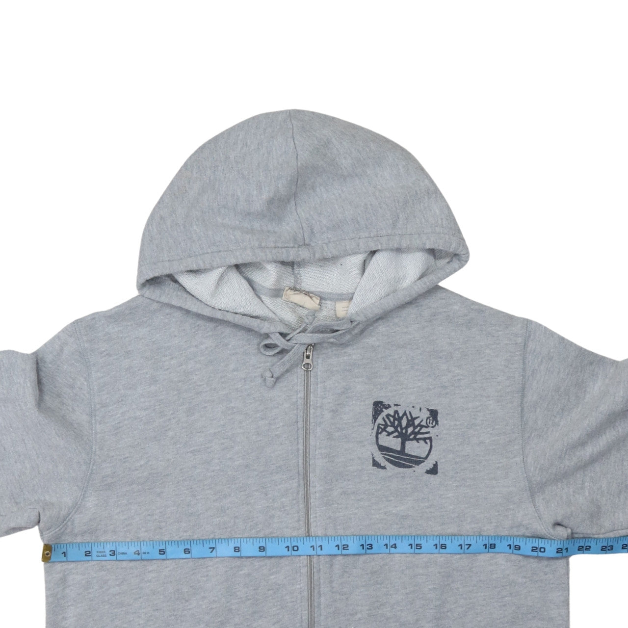 Mens UK Size S Timberland Grey Full Zip Hoodie