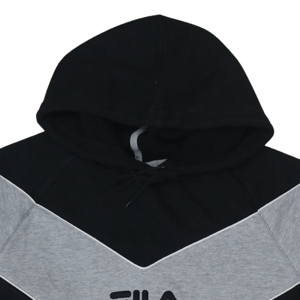 Mens UK Size M FILA Black Pullover Hoodie