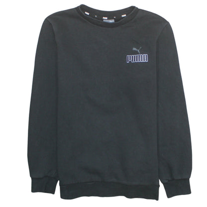 Womens UK Size XS PUMA Black Pullover Sweatshirt