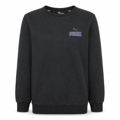 Womens UK Size XS PUMA Black Pullover Sweatshirt
