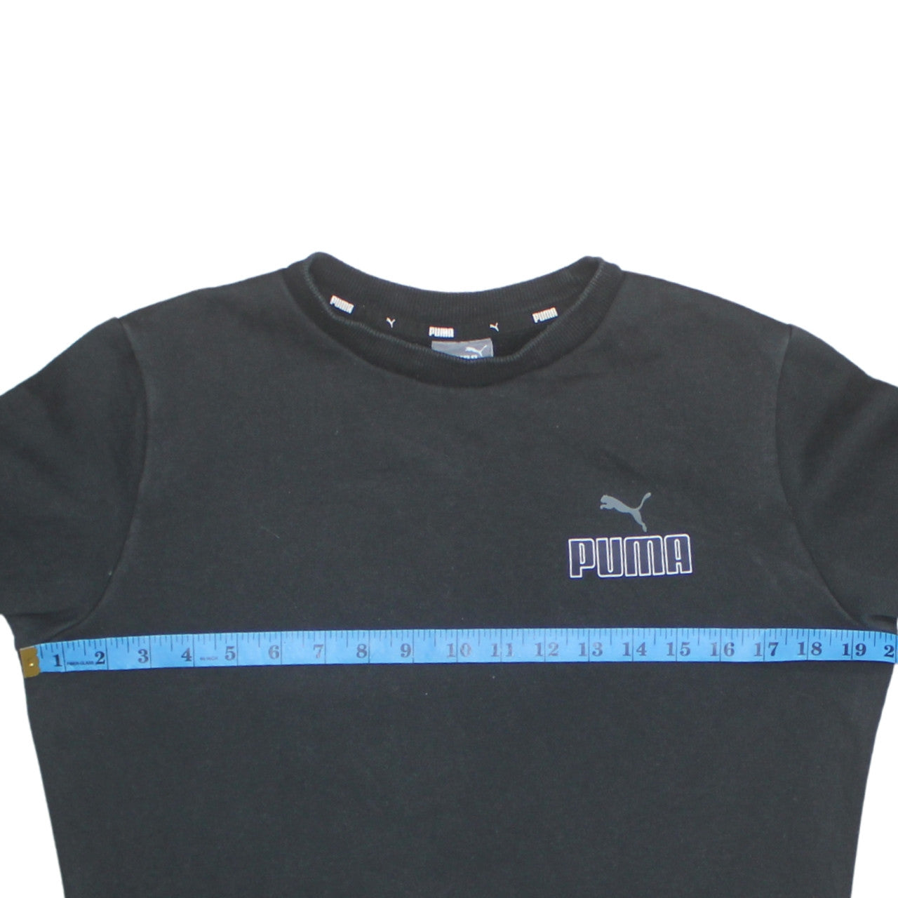 Womens UK Size XS PUMA Black Pullover Sweatshirt