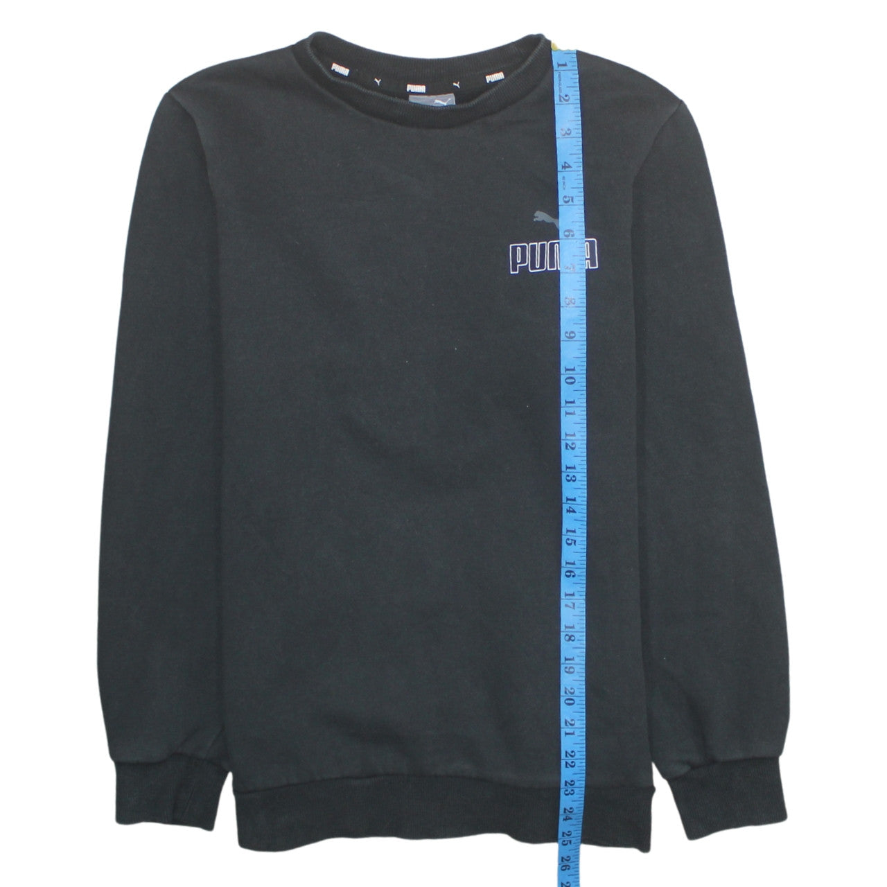 Womens UK Size XS PUMA Black Pullover Sweatshirt