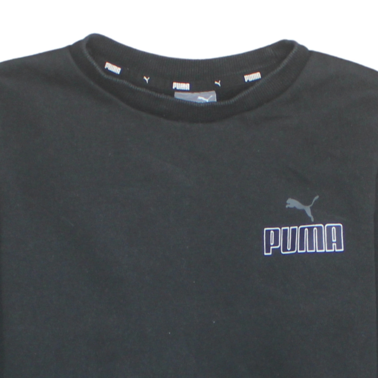 Womens UK Size XS PUMA Black Pullover Sweatshirt