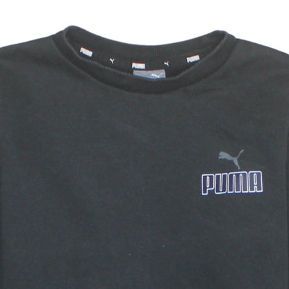 Womens UK Size XS PUMA Black Pullover Sweatshirt