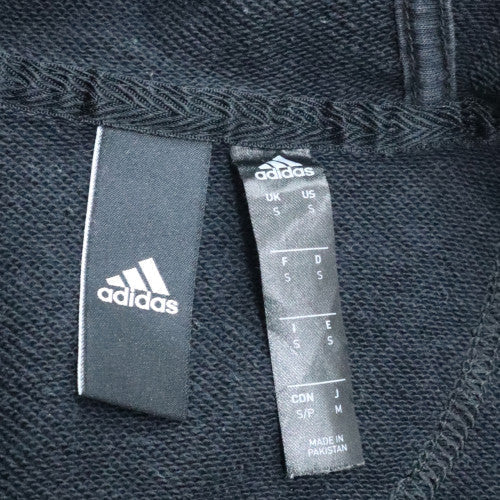 Mens UK Size S adidas Black Full Zip Hoodie