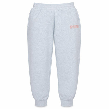 Puma Womens Grey Fleece Sweatpants Medium Regular Fit