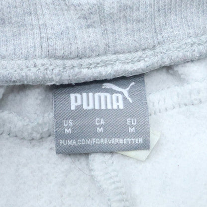 Puma Womens Grey Fleece Sweatpants Medium Regular Fit