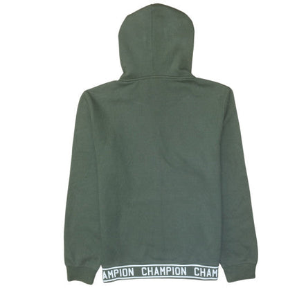 Mens UK Size L Champion Green Pullover Hoodie